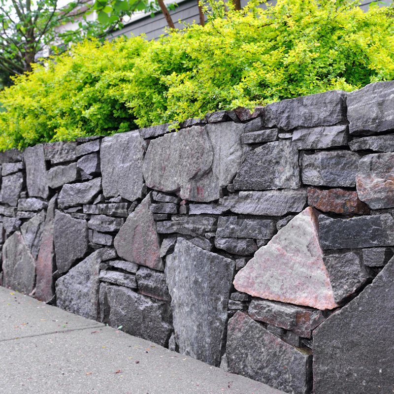 Boulder Retaining Wall